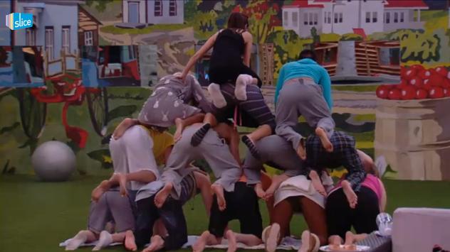 Big Brother Canada Human Pyramid